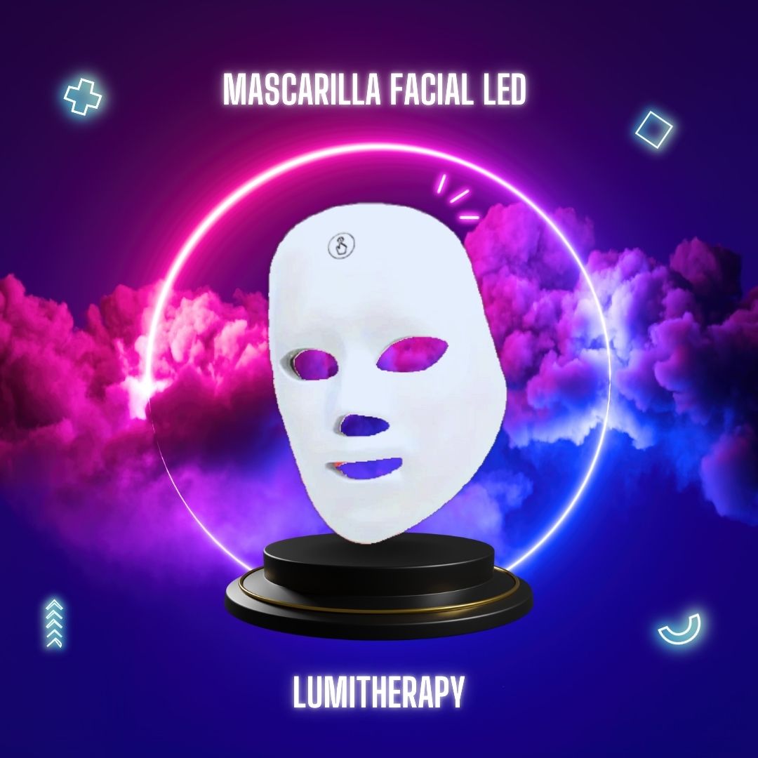 Mascarilla Facial LED LumiTherapy